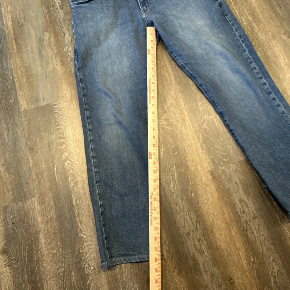 Aviator Jeans Mens 36 Blue Denim Stretch Made in USA Classic Five Pocket Travel